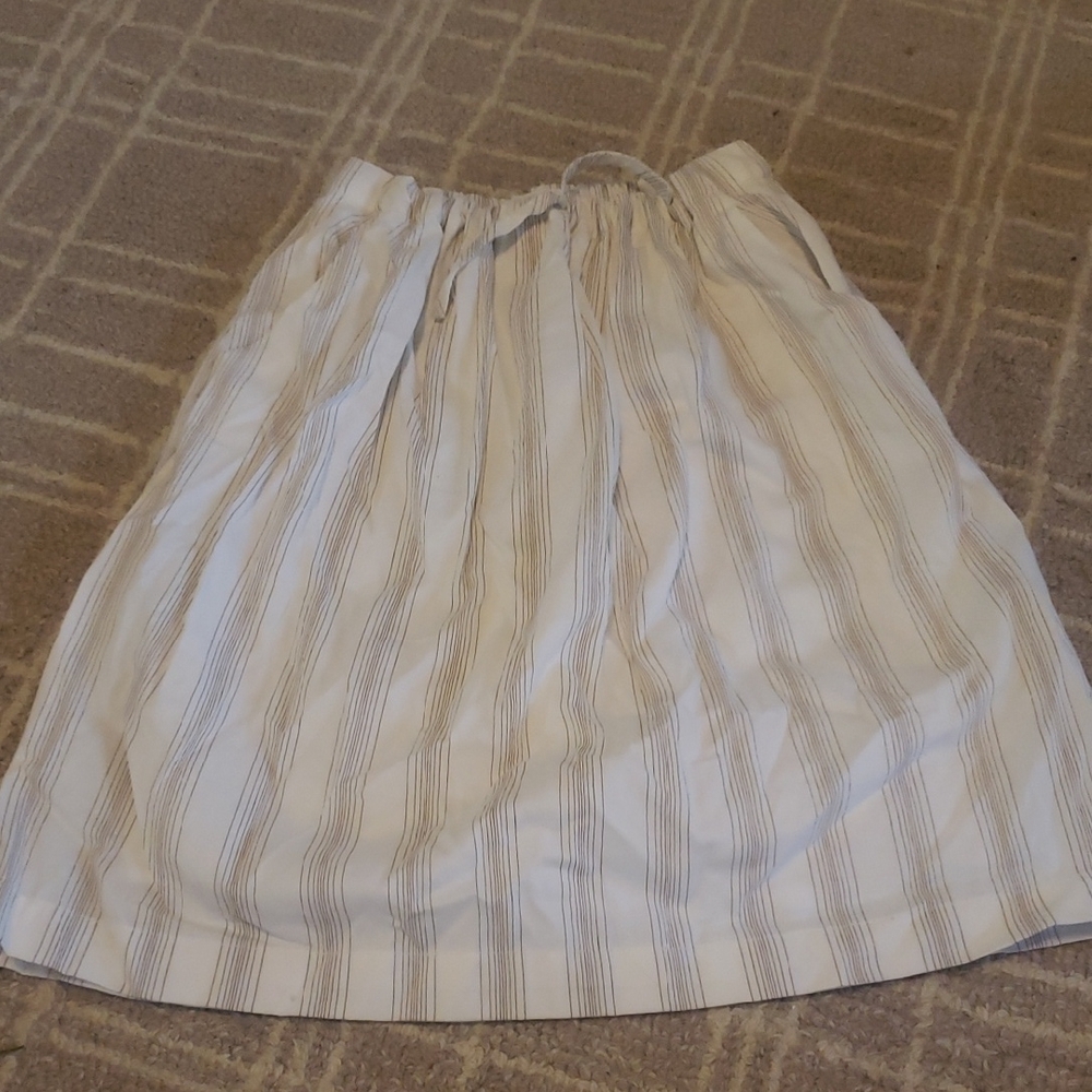 Zara Kids Striped A-Line Skirt
